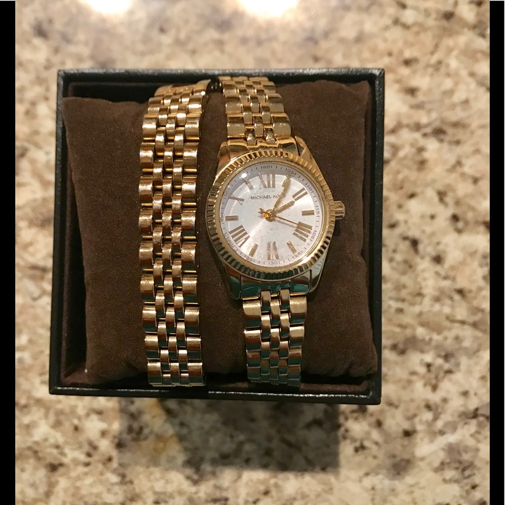 Michael Kors Gold wrap Watch