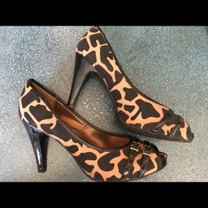 CANDIES ANIMAL PRINT HEELS