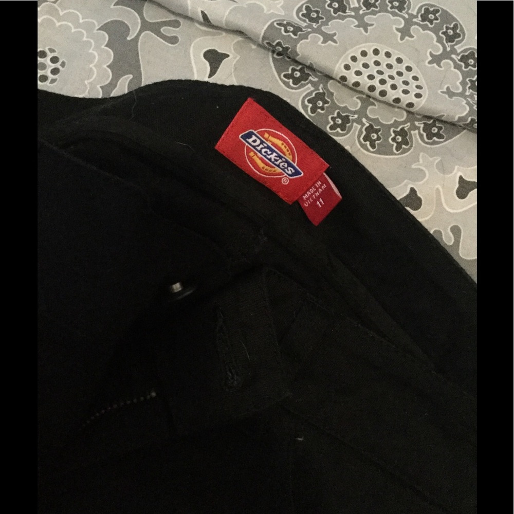 Black dickies size 11 juniors