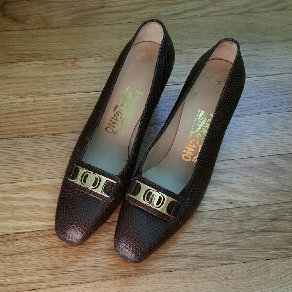 Salvatore Ferragamo Italian classic heels