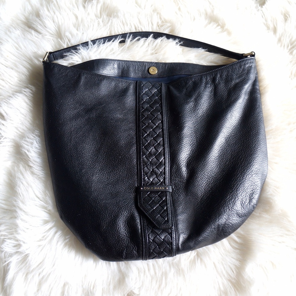 Black Leather Cole Haan bag