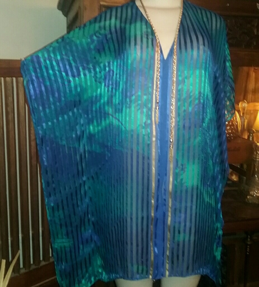 Basiques Couture Silk Kaftan. Short.