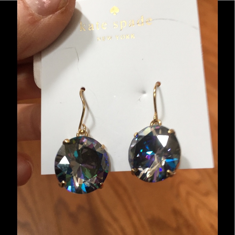 Gorgeous Kate Spade drop earrings. Blue. Nwt!