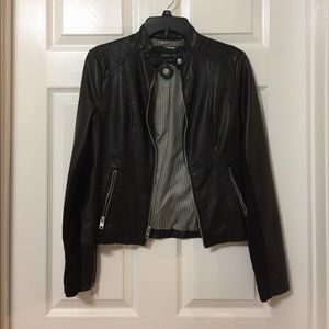 Faux Leather Jacket
