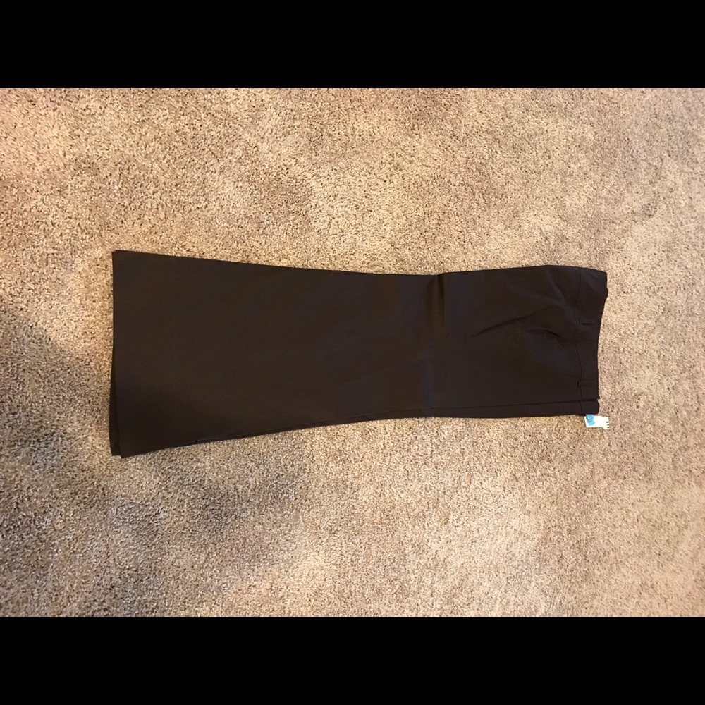 Cache brown wide leg khaki pants