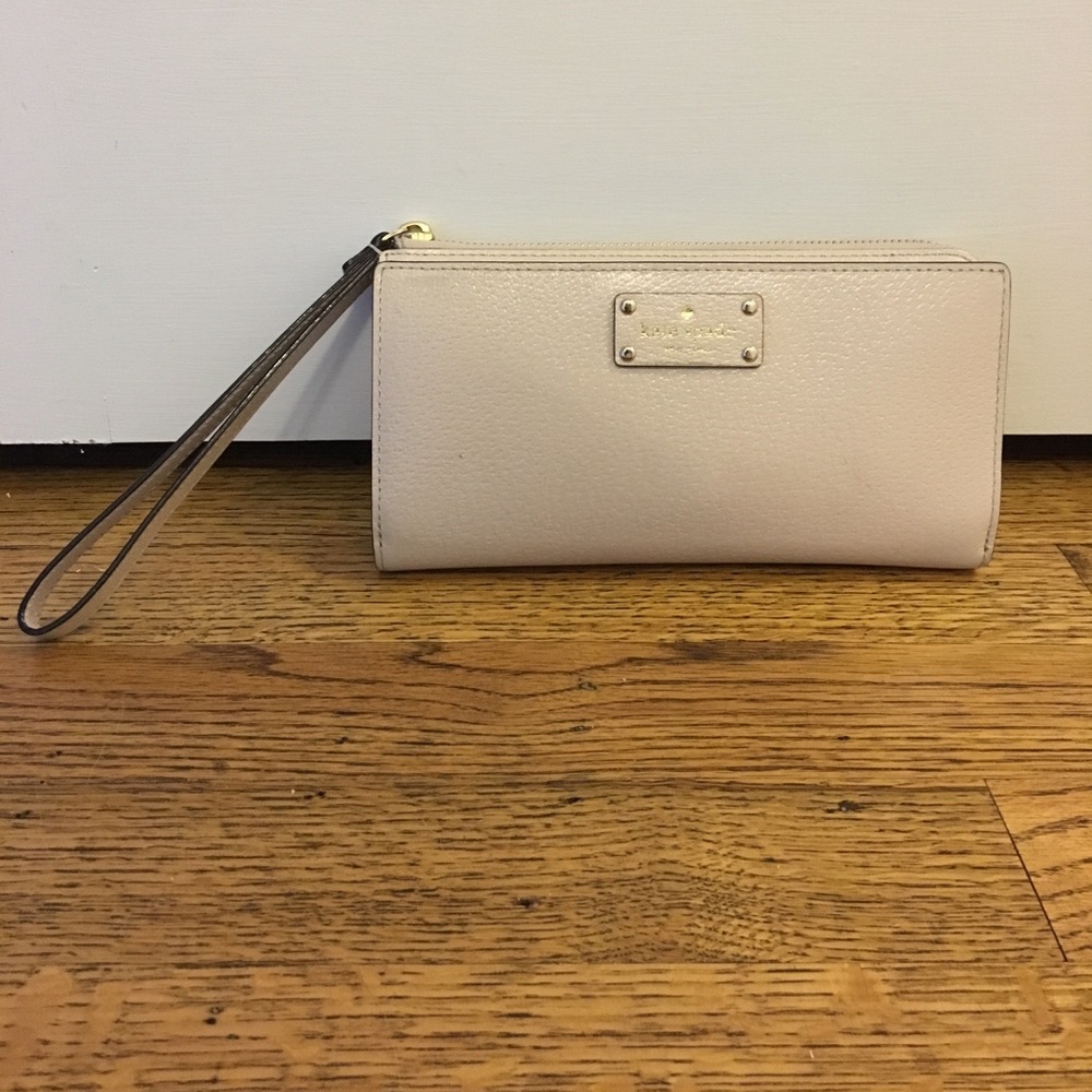 Authentic Kate spade wallet with wrist strap