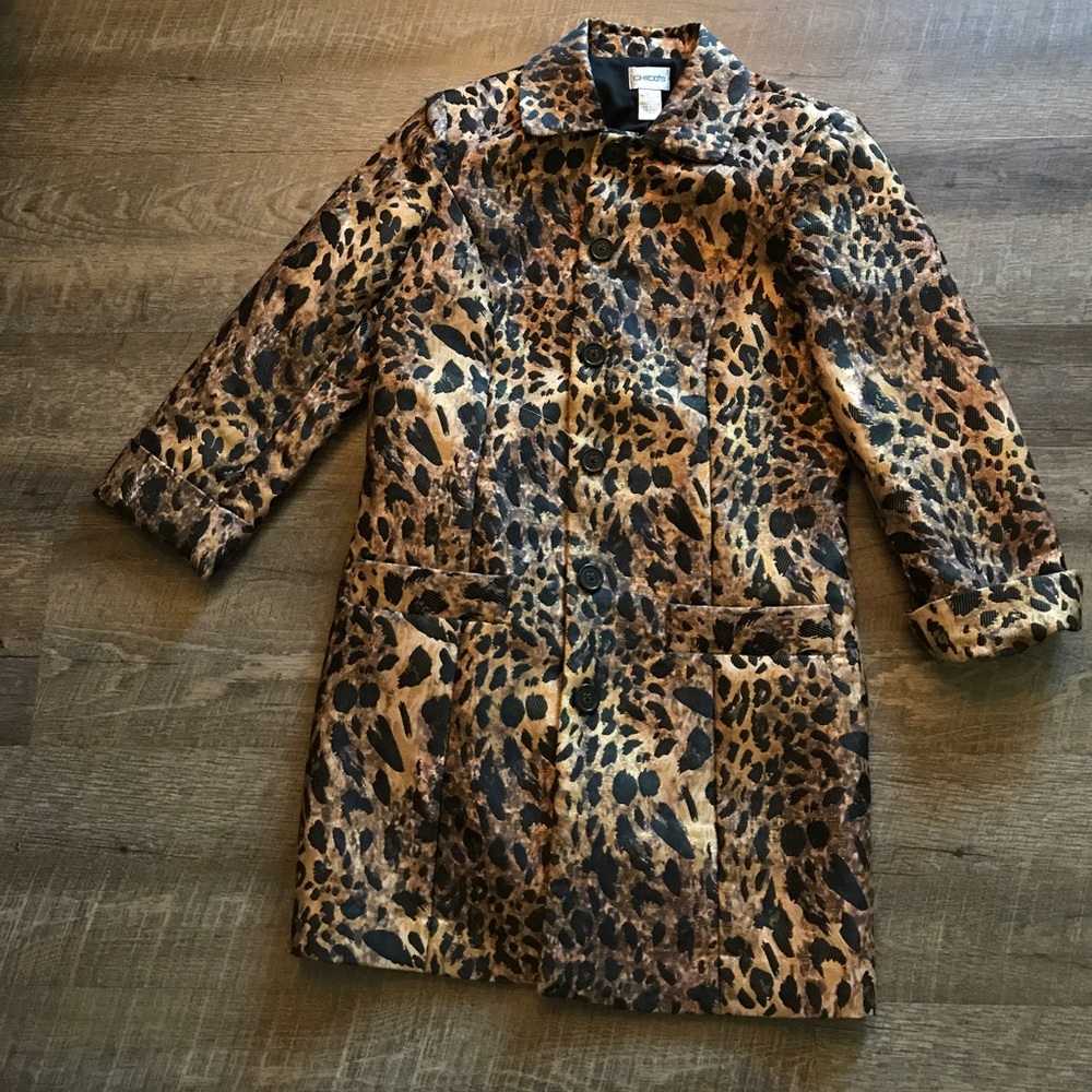Leopard-print Chicos jacket!