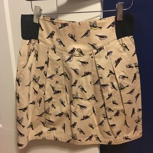 H&M bird skirt with pockets! H&M bird skirt with pockets!