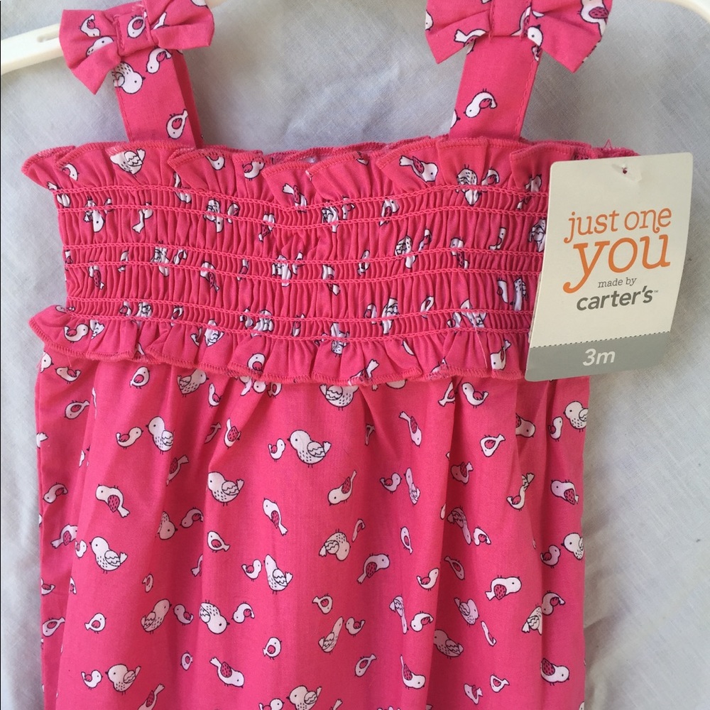 NWT Carter's Sunsuit 100%Cotton 3 Mo