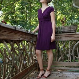 Purple Wrap dress by Gilli