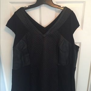 Lane Bryant faux leather dress