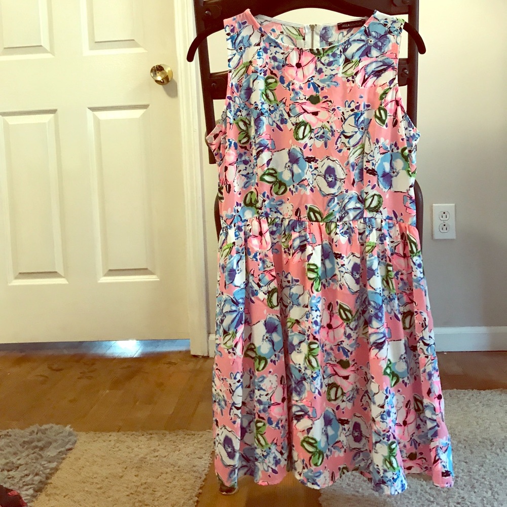 Floral Princess Cut Dress