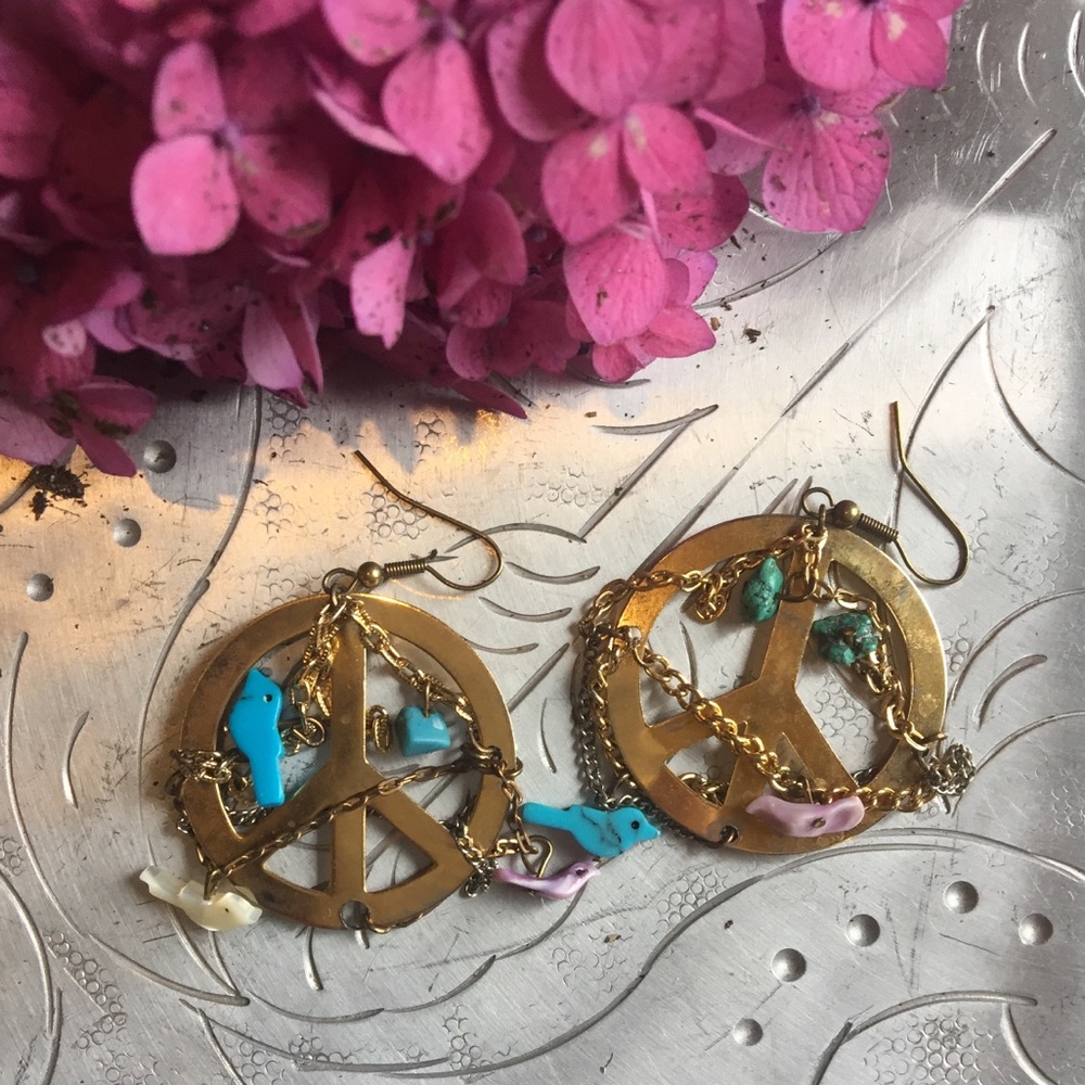 Peace Sign Earrings