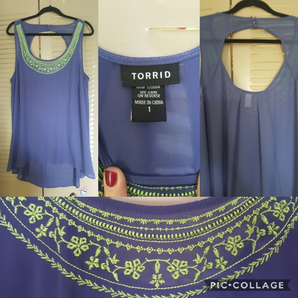 Purple hi-lo tank