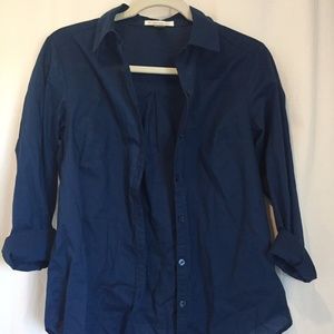 Blue Women's Dress Blouse