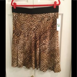 🐆 Karen Kane leopard skirt