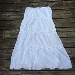 Beautiful White Flowy Dress/Skirt•Sz 1X