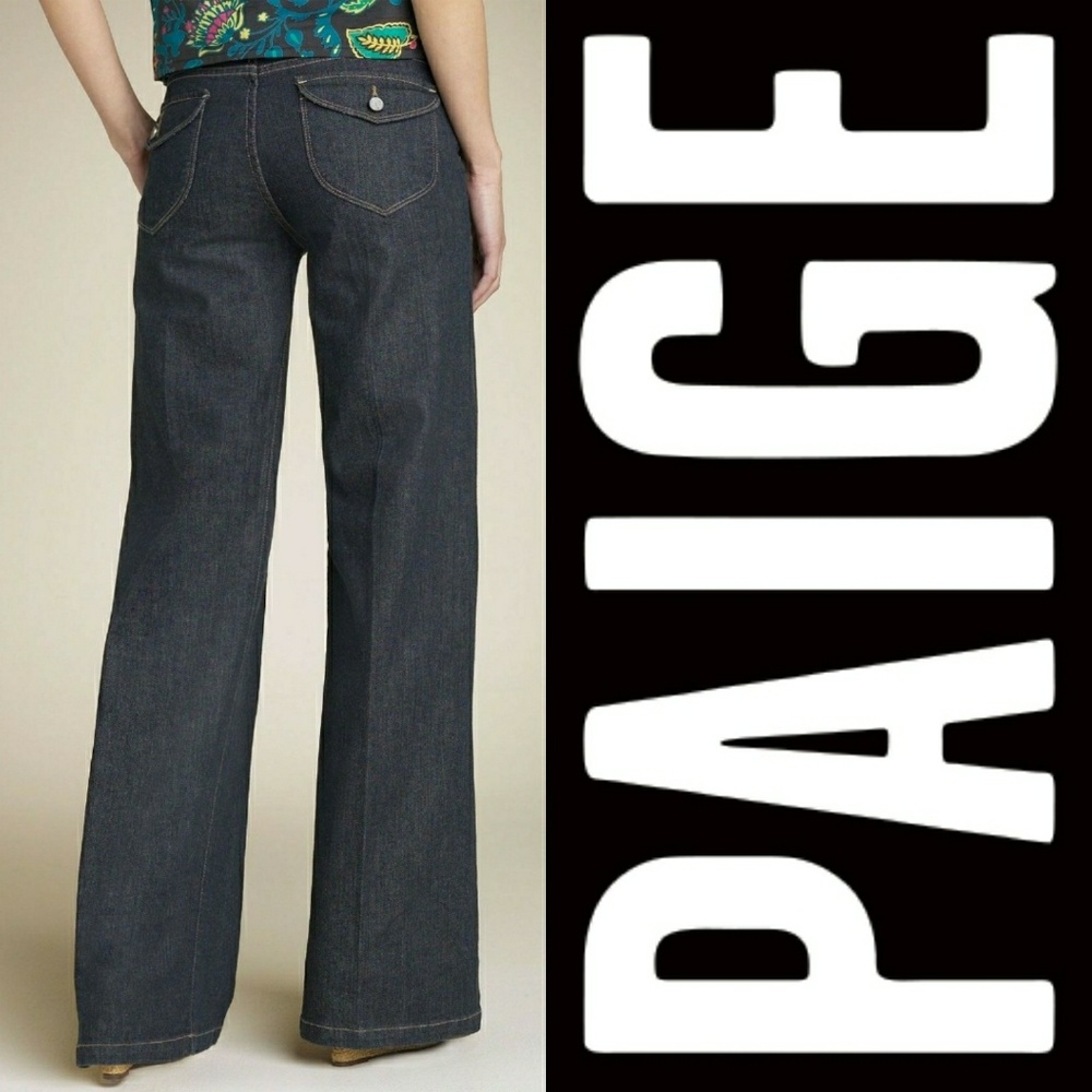 xSOLDx - PAIGE Hillhurst Wide Leg Jeans 26x31