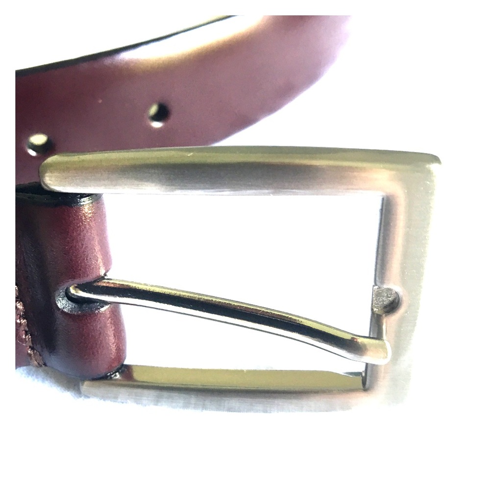 Jos a bank burgundy dress belt
