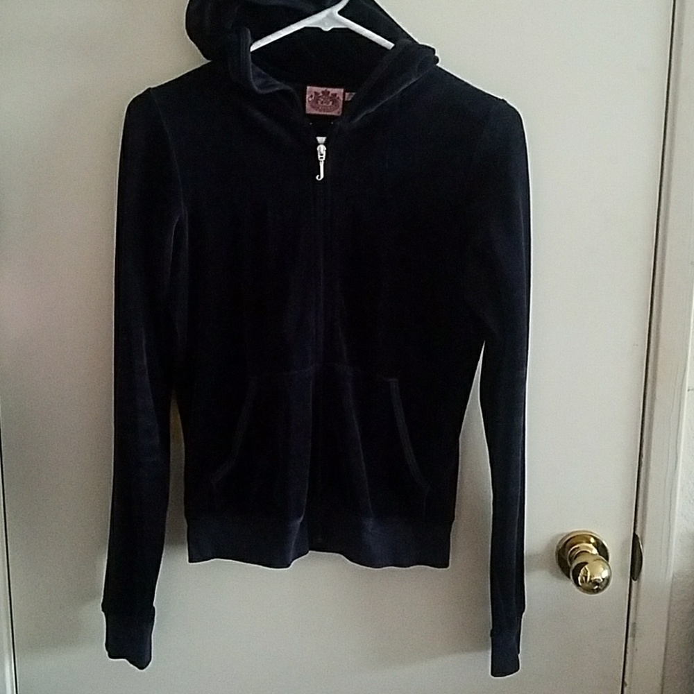 Juicy Couture velour zip-up hoodie