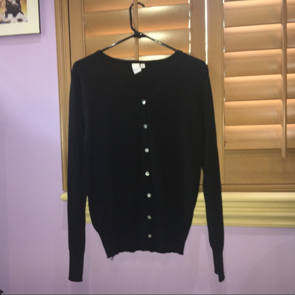 Black dress up sweater