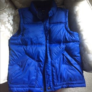 Blue puffy vest Blue puffy vest