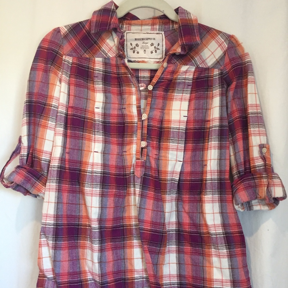 Pink & Purple Plaid Flannel