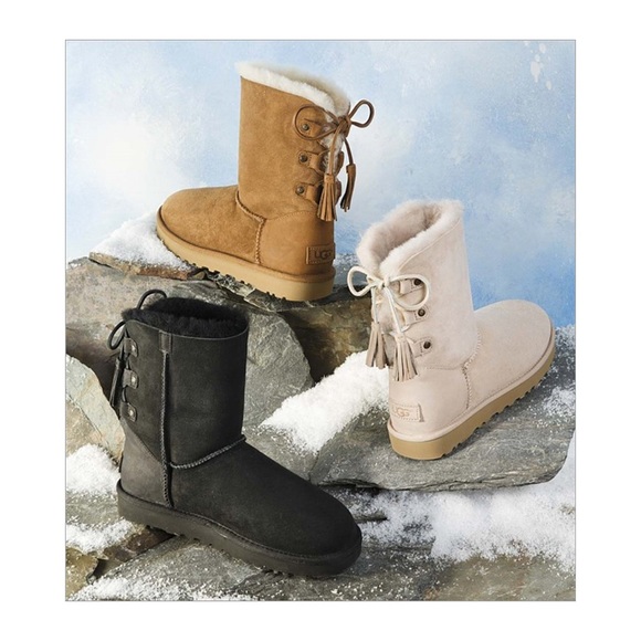 UGG Kristabelle Chestnut Sheepskin Boots - Picture 4 of 5