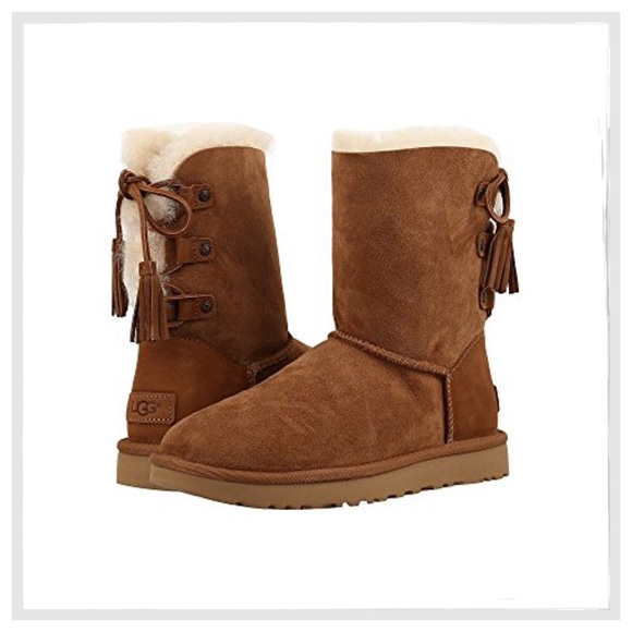 UGG Kristabelle Chestnut Sheepskin Boots - Picture 5 of 5
