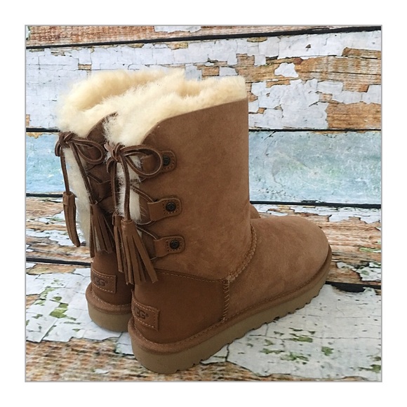 UGG Kristabelle Chestnut Sheepskin Boots - Picture 2 of 5