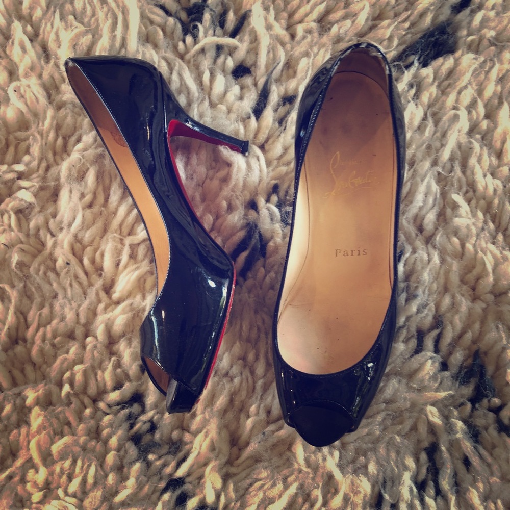Christian Louboutin Peep Toe Heels