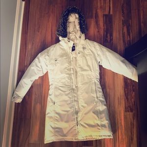 North face winter parka
