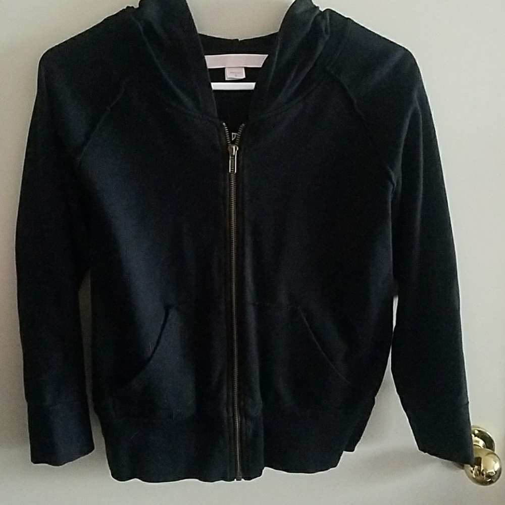 3/4 sleeve zip-up Skull bling jacket