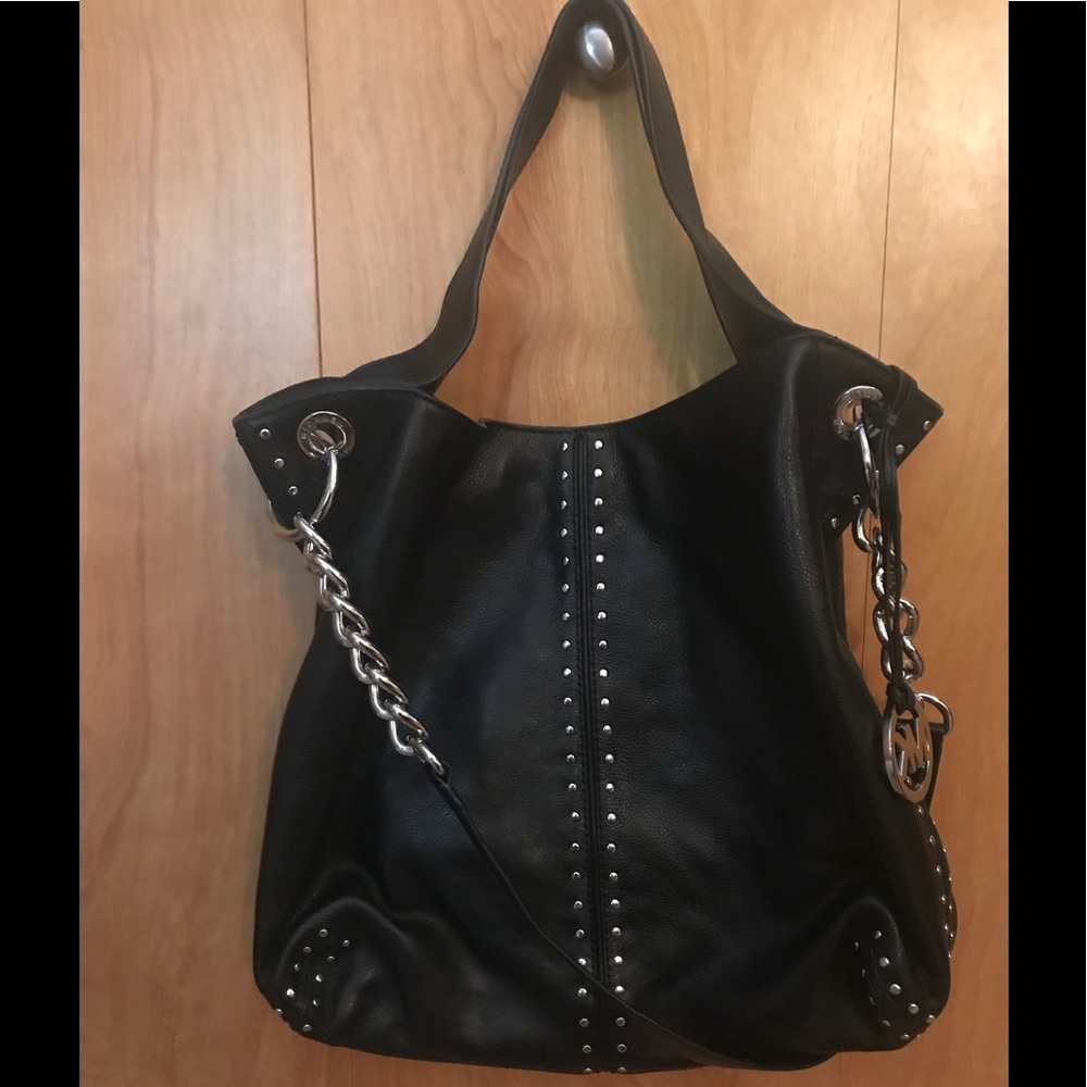 Michael Kors Black studded handbag