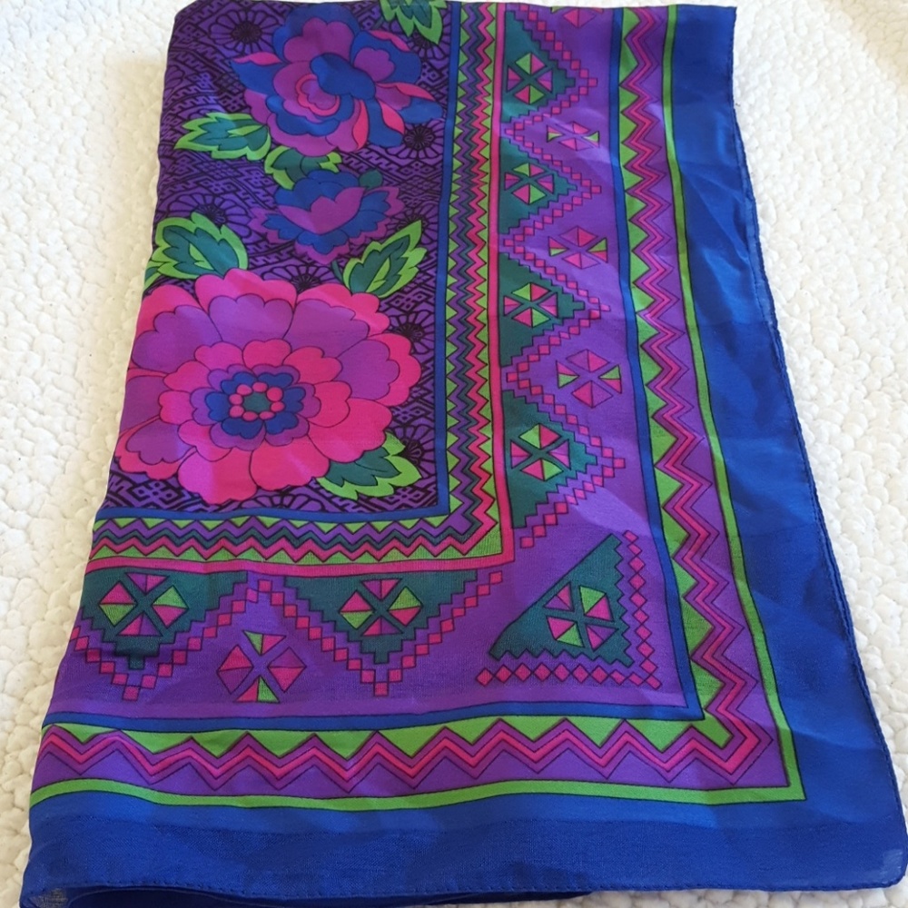 Vintage silk scarf