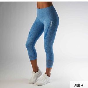 Gymshark blue seamless pants size small