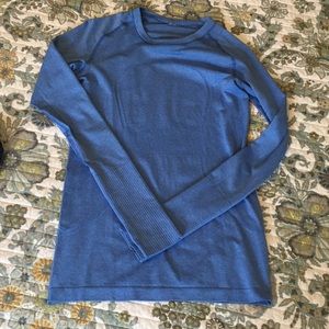 Lululemon Swiftly Heathered Blue 6