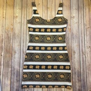 MINKPINK Elephant Bodycon Dress