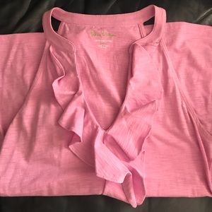 Lily Pulitzer ruffled tank