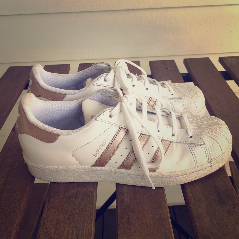 Adidas Originals Superstar Rose Gold Sneakers