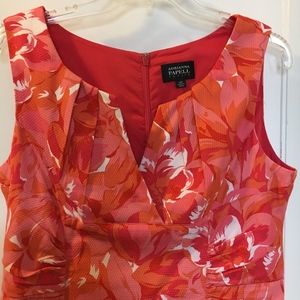 Adrianna Papell sleeveless dress cotton EUC 14P