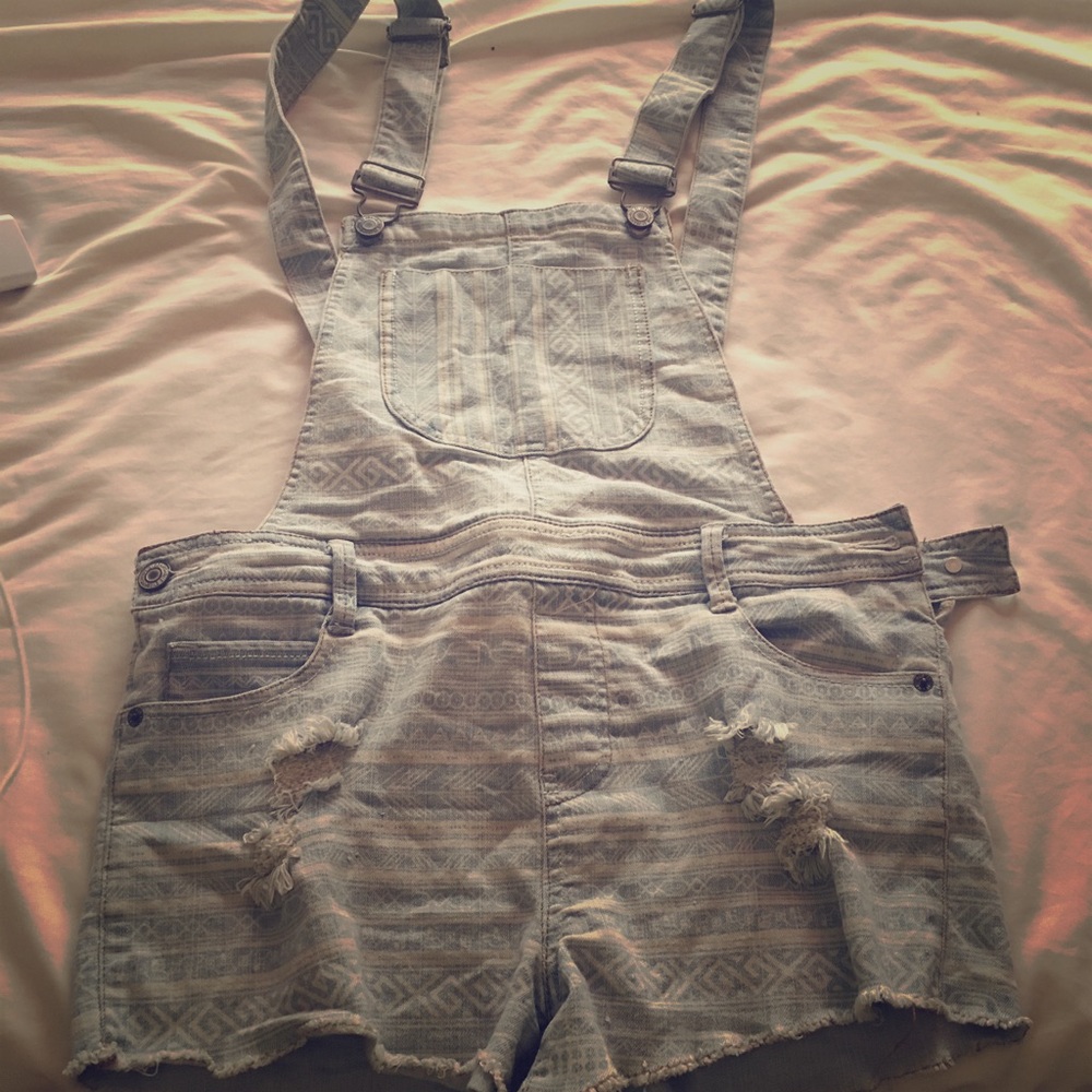 Overall Shorts