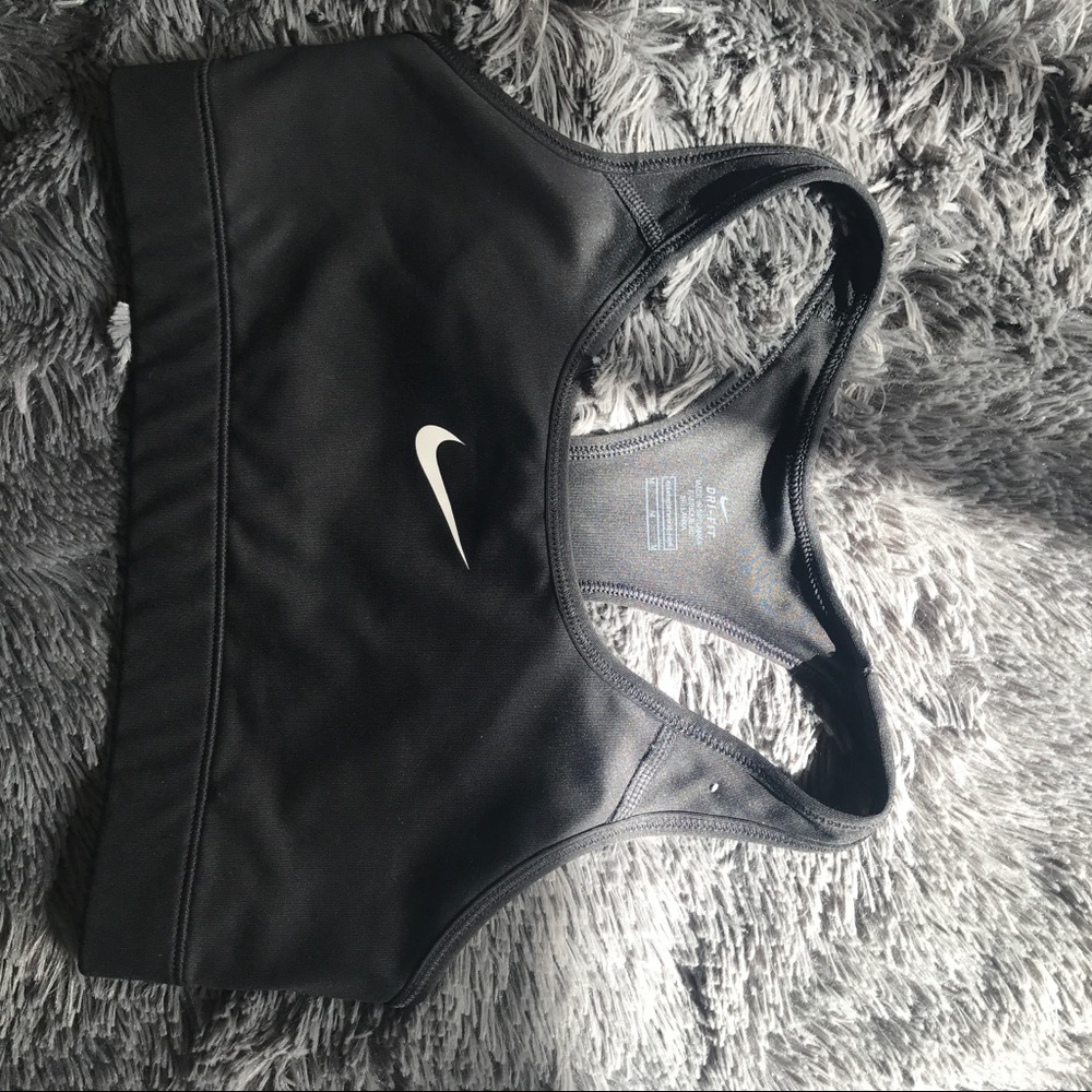 SOLD Nike Dri Fit black sports bra