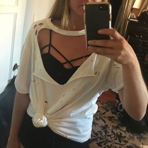 Emma and Sam distressed top!