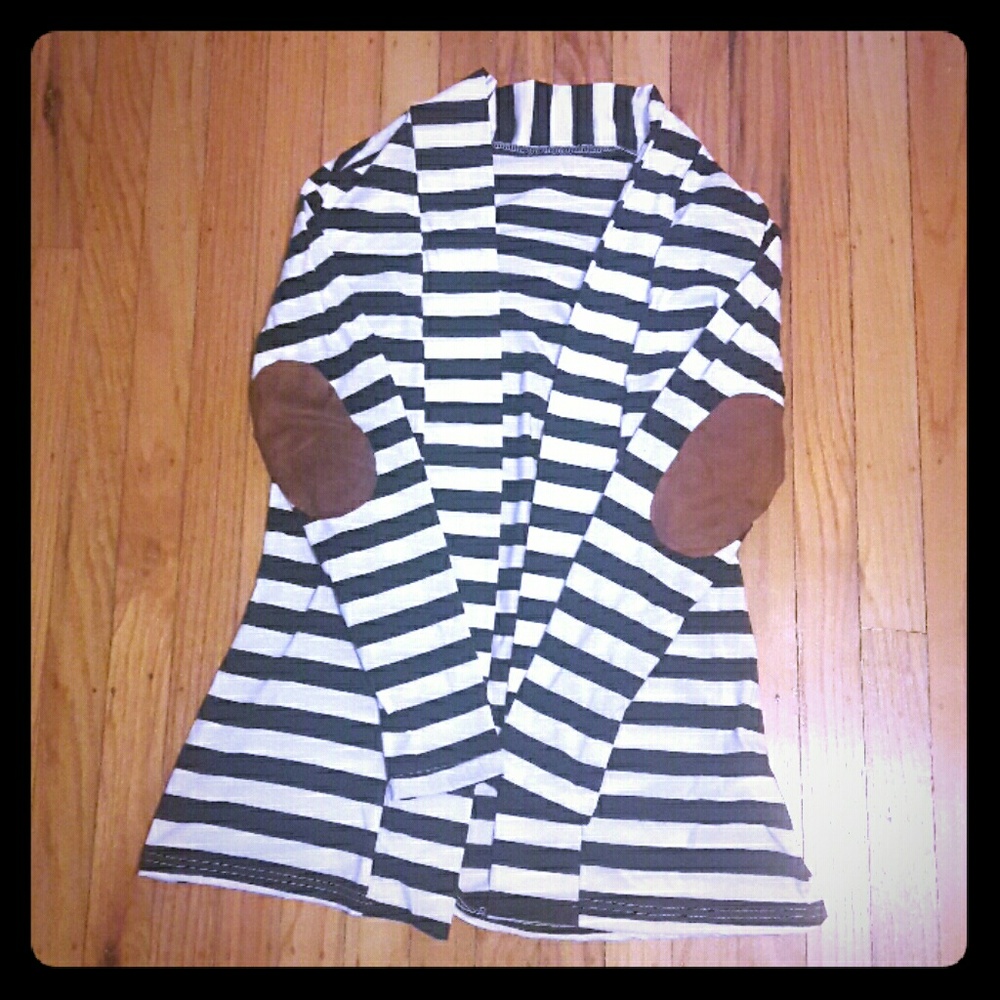 NWOT Striped light cotton/ polyester blend sweater