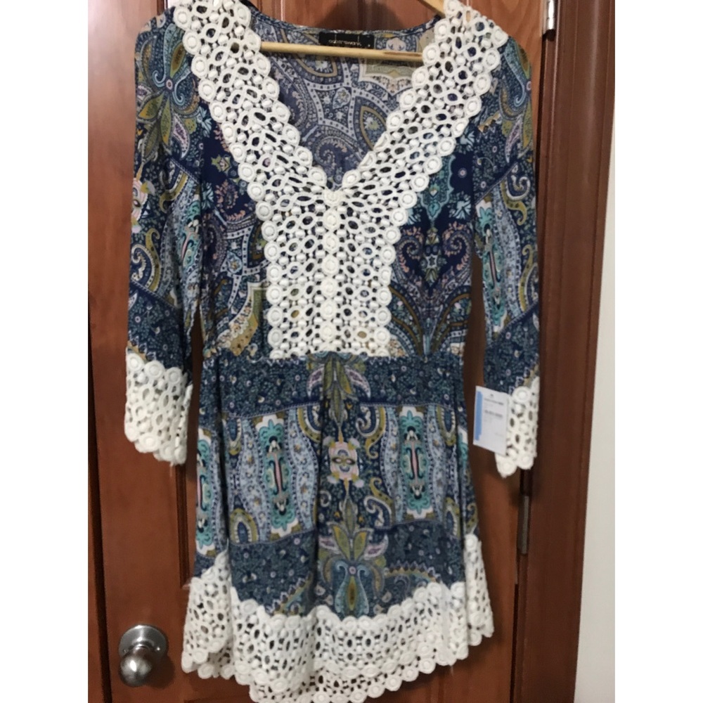 Oober Swank Pattern Dress/Coverup