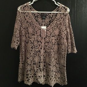 NWT Beautiful Lace Cardigan Sweater NWT Beautiful Lace Cardigan Sweater