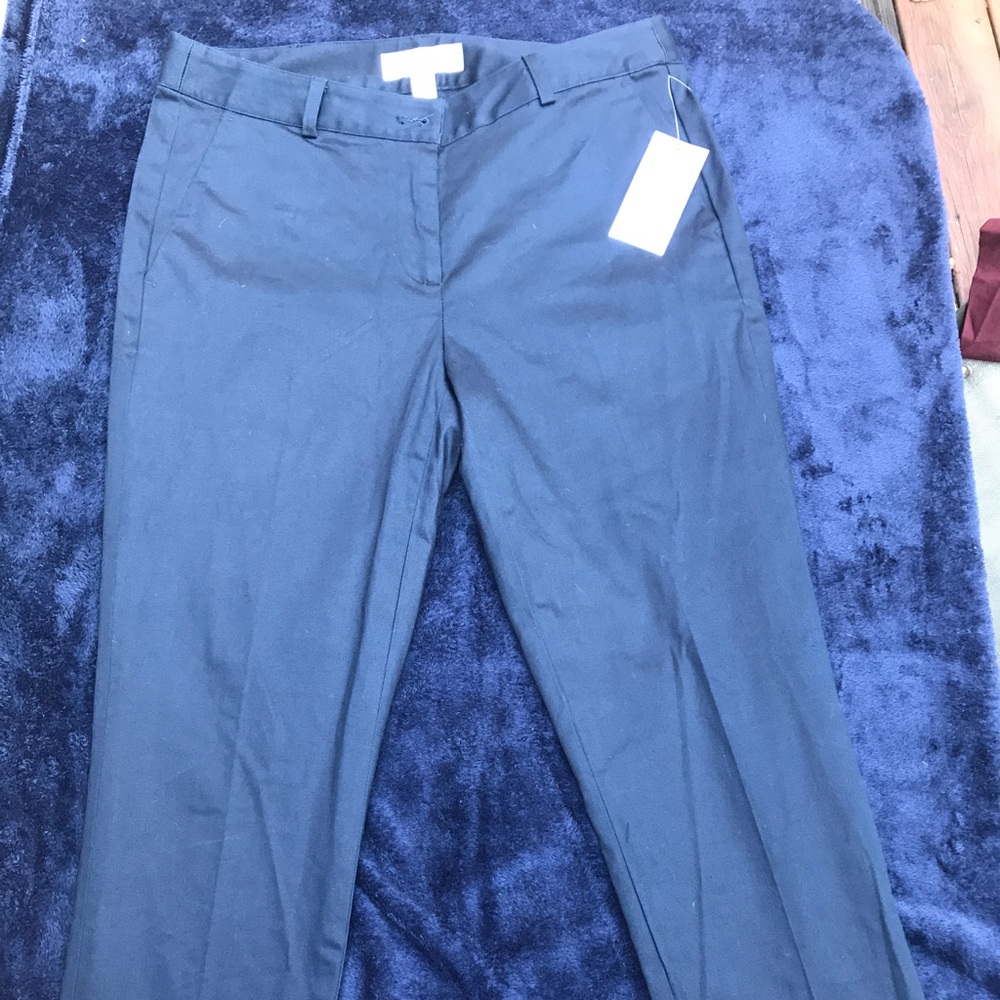 Michael Kors ankle length navy pants.