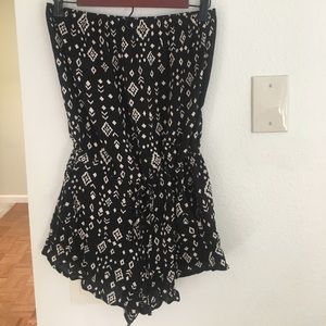 Strapless Romper