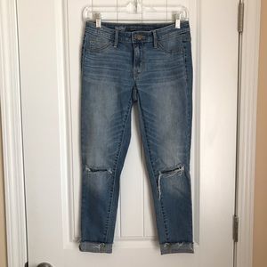 Ripped cropped jeans